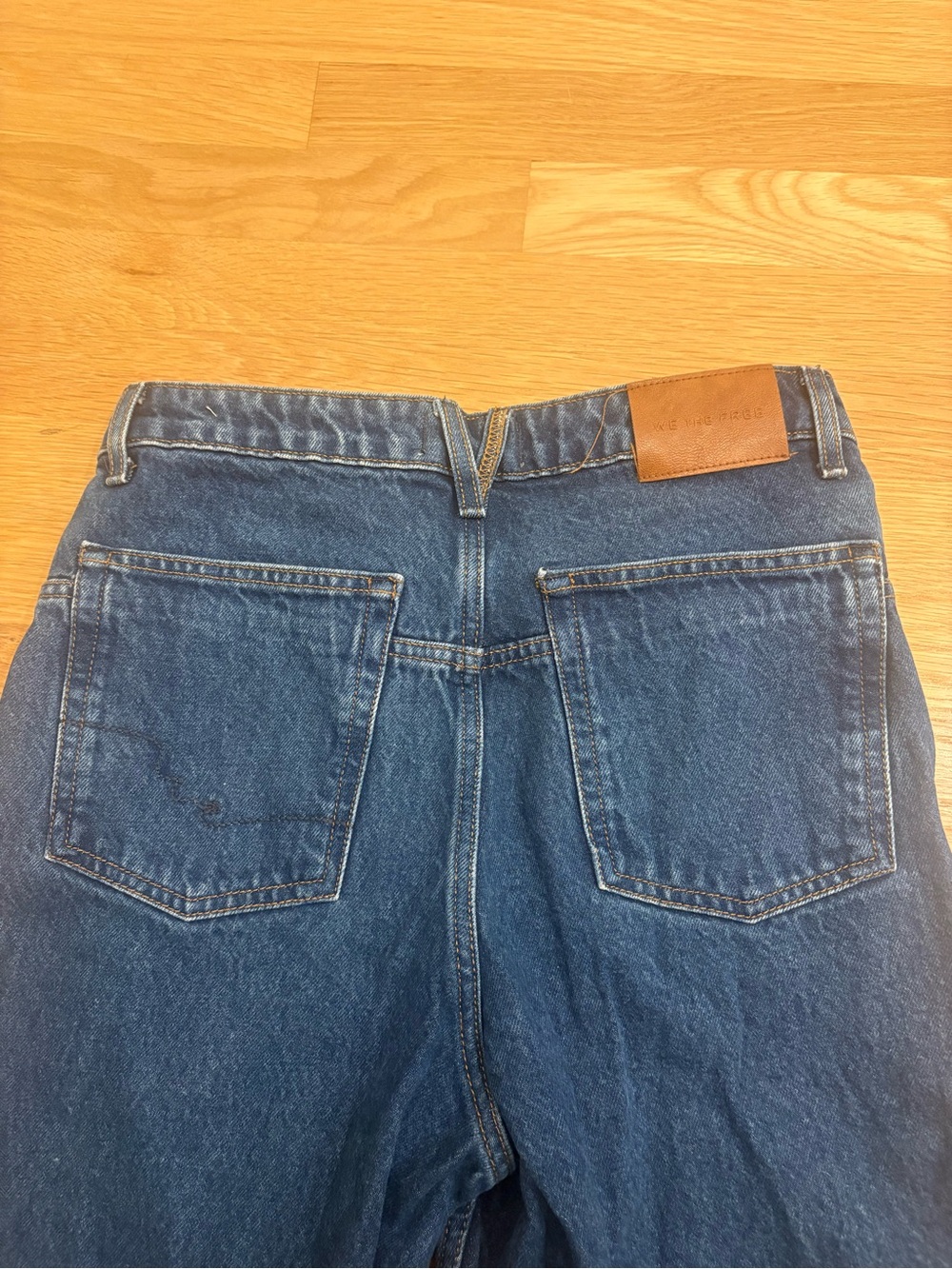 Free People Deep Trance Dropped Boyfriend Jeans Another Dimension Size 27 - Picture 6 of 7
